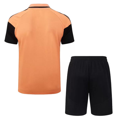 Completino Polo Arsenal 26/27 Uomo Arancione | Kit Allenamento - CalcioVivo