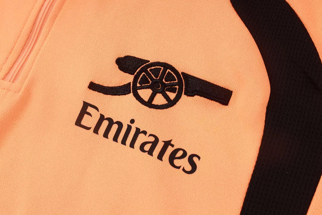 Completino Polo Arsenal 26/27 Uomo Arancione | Kit Allenamento - CalcioVivo