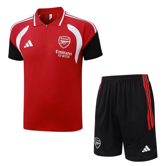 Completino Polo Arsenal 26/27 Uomo Rosso | Kit Allenamento - CalcioVivo