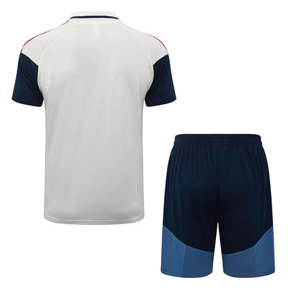 Completino Polo Bayern Munich 26/27 Uomo Bianco | Kit Allenamento