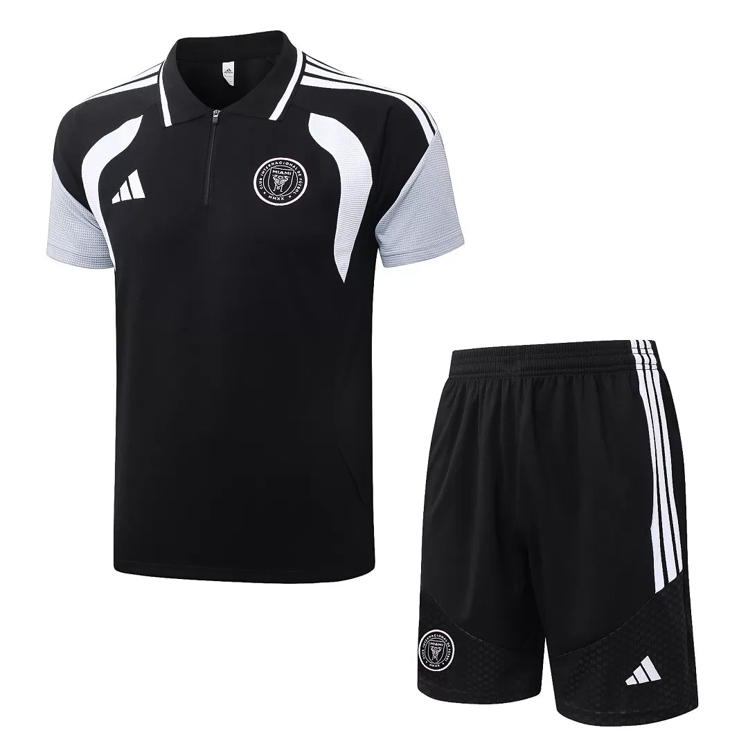 Completino Polo Inter Miami 26/27 Uomo Nero | Kit Allenamento - CalcioVivo