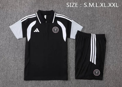 Completino Polo Inter Miami 26/27 Uomo Nero | Kit Allenamento - CalcioVivo