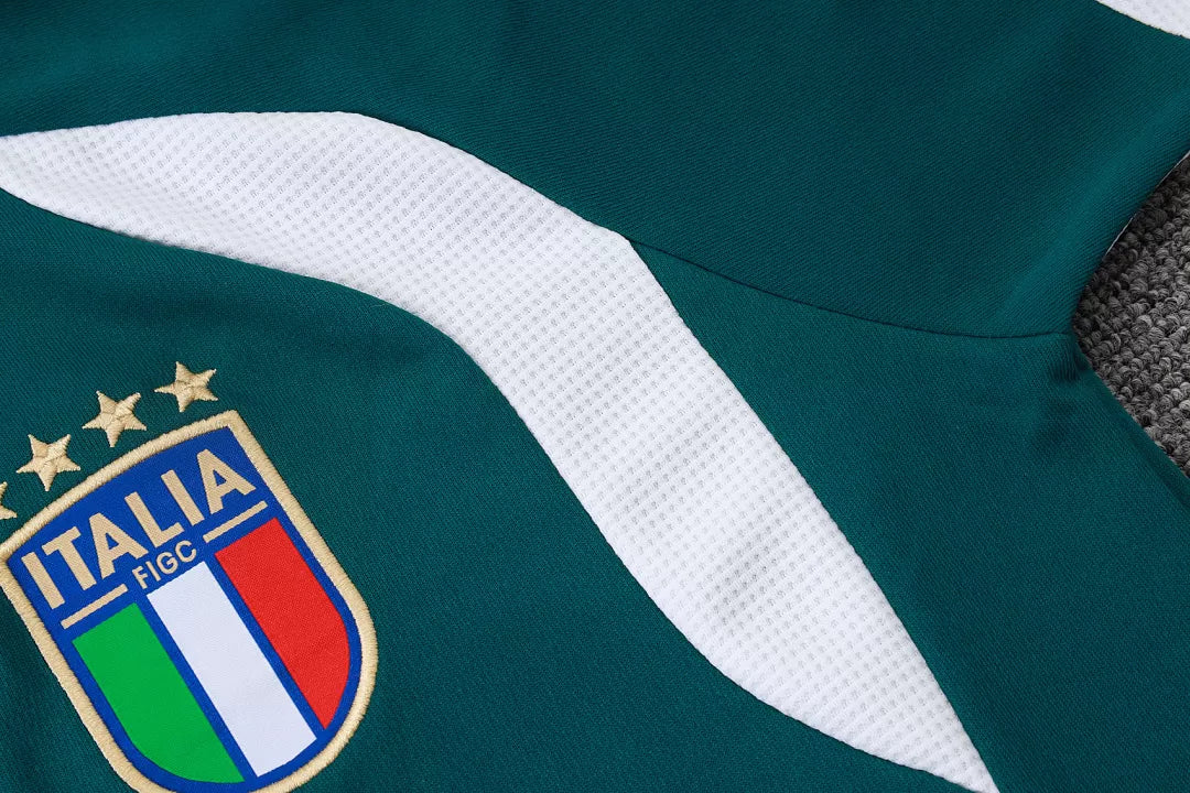 Completino Polo Italia 26/27 Uomo Verde | Kit Allenamento - CalcioVivo