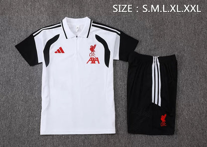 Completino Polo Liverpool 26/27 Uomo Bianco | Kit Allenamento - CalcioVivo