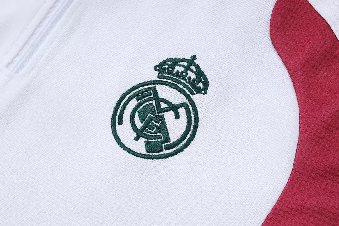 Completino Polo Real Madrid 26/27 Uomo Bianco | Kit Allenamento - CalcioVivo