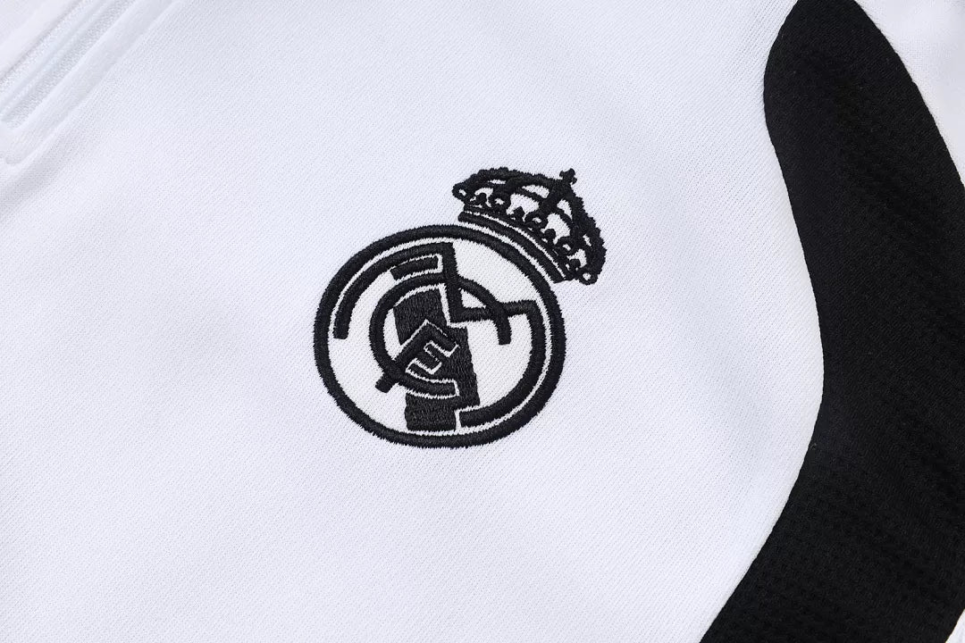 Completino Polo Real Madrid 26/27 Uomo Bianco | Kit Allenamento - CalcioVivo