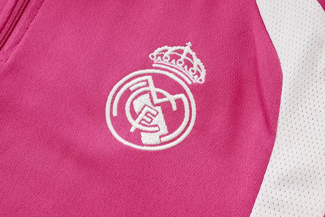 Completino Polo Real Madrid 26/27 Uomo Fucsia | Kit Allenamento - CalcioVivo