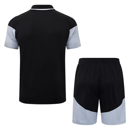 Completino Polo Real Madrid 26/27 Uomo Nero | Kit Allenamento