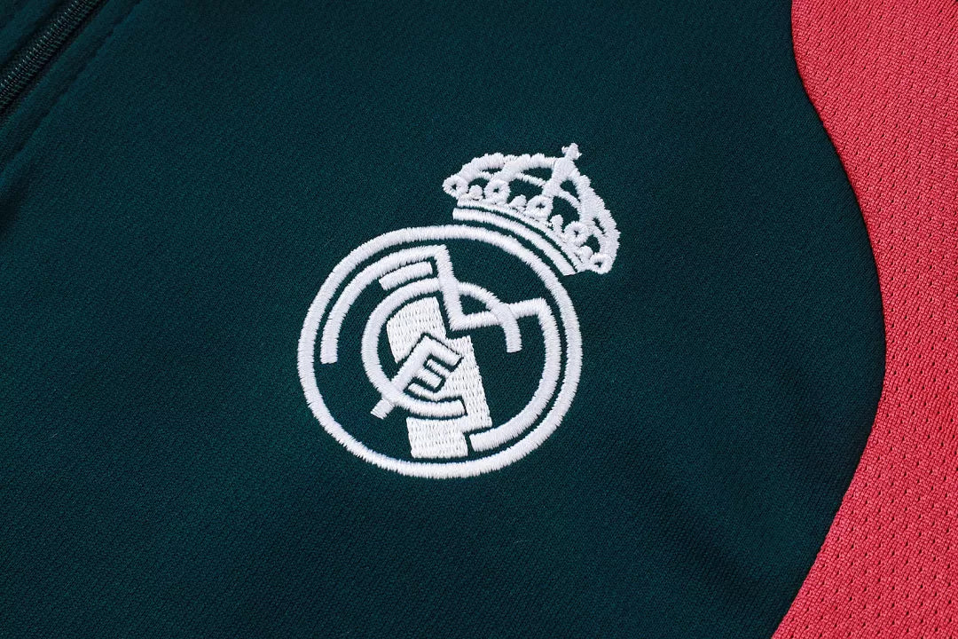 Completino Polo Real Madrid 26/27 Uomo Verde Petrolio | Kit Allenamento - CalcioVivo