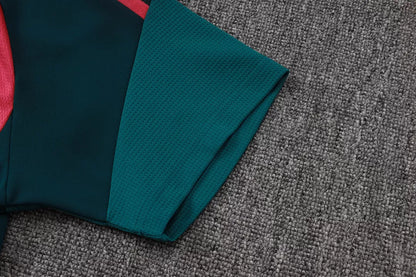Completino Polo Real Madrid 26/27 Uomo Verde Petrolio | Kit Allenamento - CalcioVivo