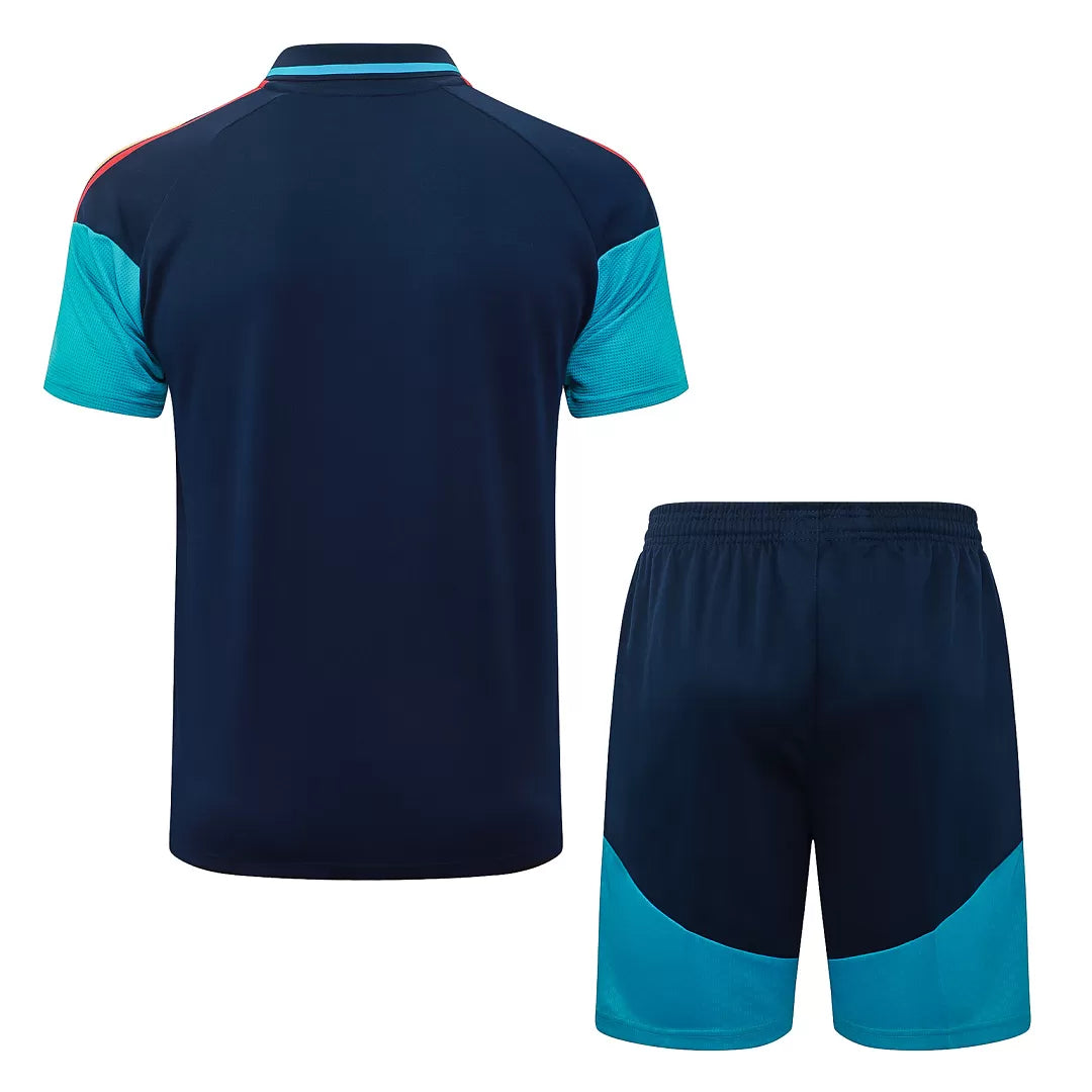 Completino Polo Spagna 26/27 Uomo Blu Navy | Kit Allenamento - CalcioVivo