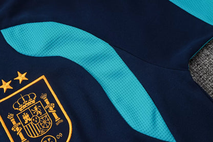 Completino Polo Spagna 26/27 Uomo Blu Navy | Kit Allenamento - CalcioVivo