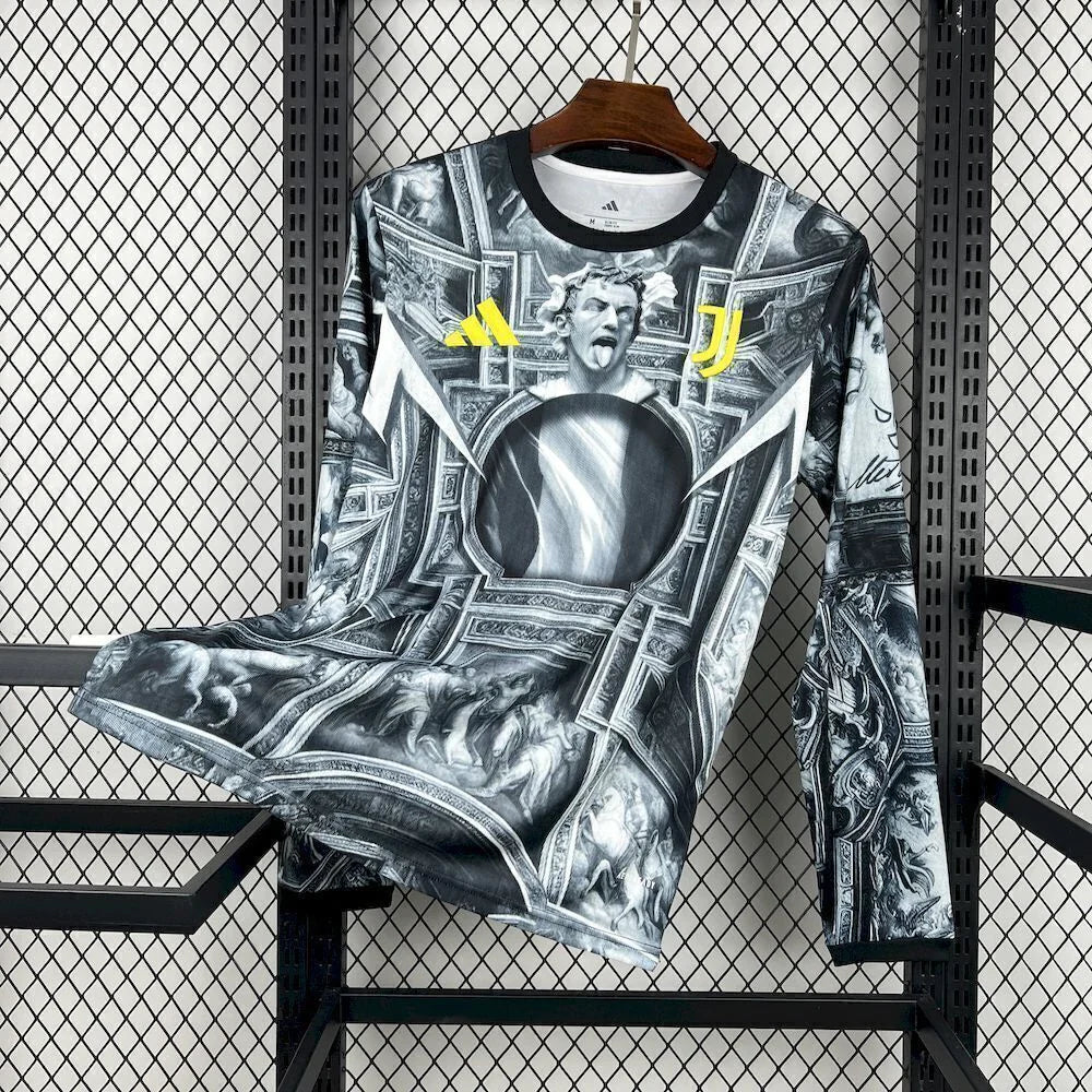 Maglia Juventus Pre-Match Del Piero 25/26 Manica Lunga Uomo | Maglia da Calcio - CalcioVivo