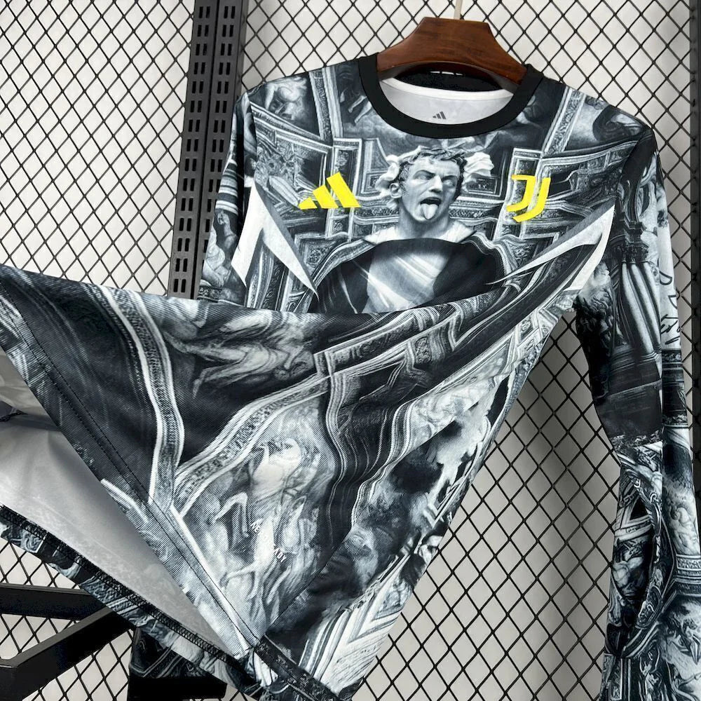 Maglia Juventus Pre-Match Del Piero 25/26 Manica Lunga Uomo | Maglia da Calcio - CalcioVivo