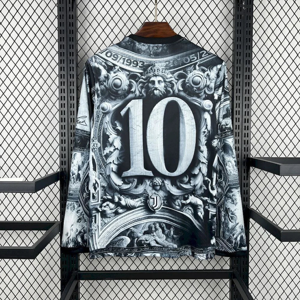 Maglia Juventus Pre-Match Del Piero 25/26 Manica Lunga Uomo | Maglia da Calcio - CalcioVivo