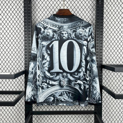 Maglia Juventus Pre-Match Del Piero 25/26 Manica Lunga Uomo | Maglia da Calcio - CalcioVivo