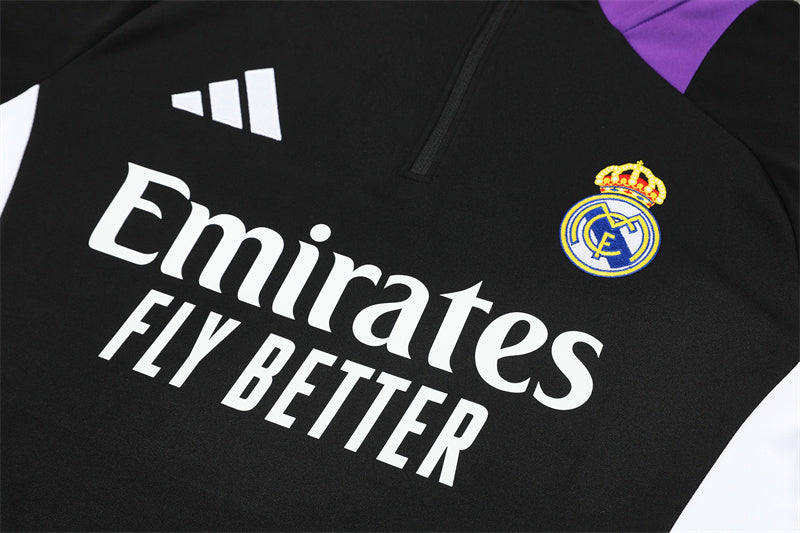 Tracksuit Real Madrid Black/Purple Training 24/25