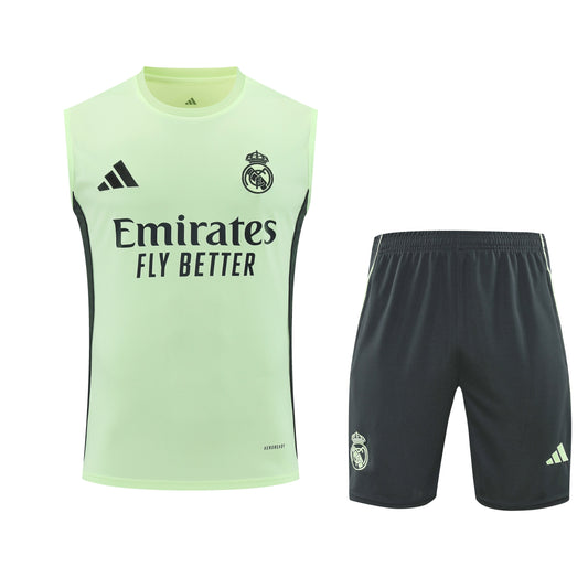 Kit Tank Top + Shorts Real Madrid Green 25/26