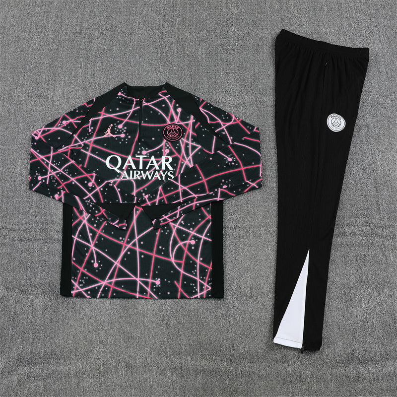 Tracksuit PSG Training Black/Pink 25/26
