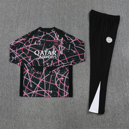 Tracksuit PSG Training Black/Pink 25/26
