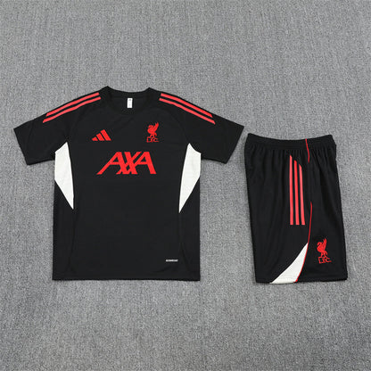 Kit Shirt + Shorts Liverpool Black/Red 25/26