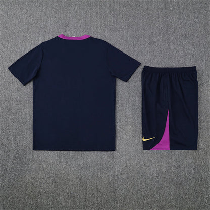 Kit Shirt + Shorts Barcelona Dark Blue Training 25/26