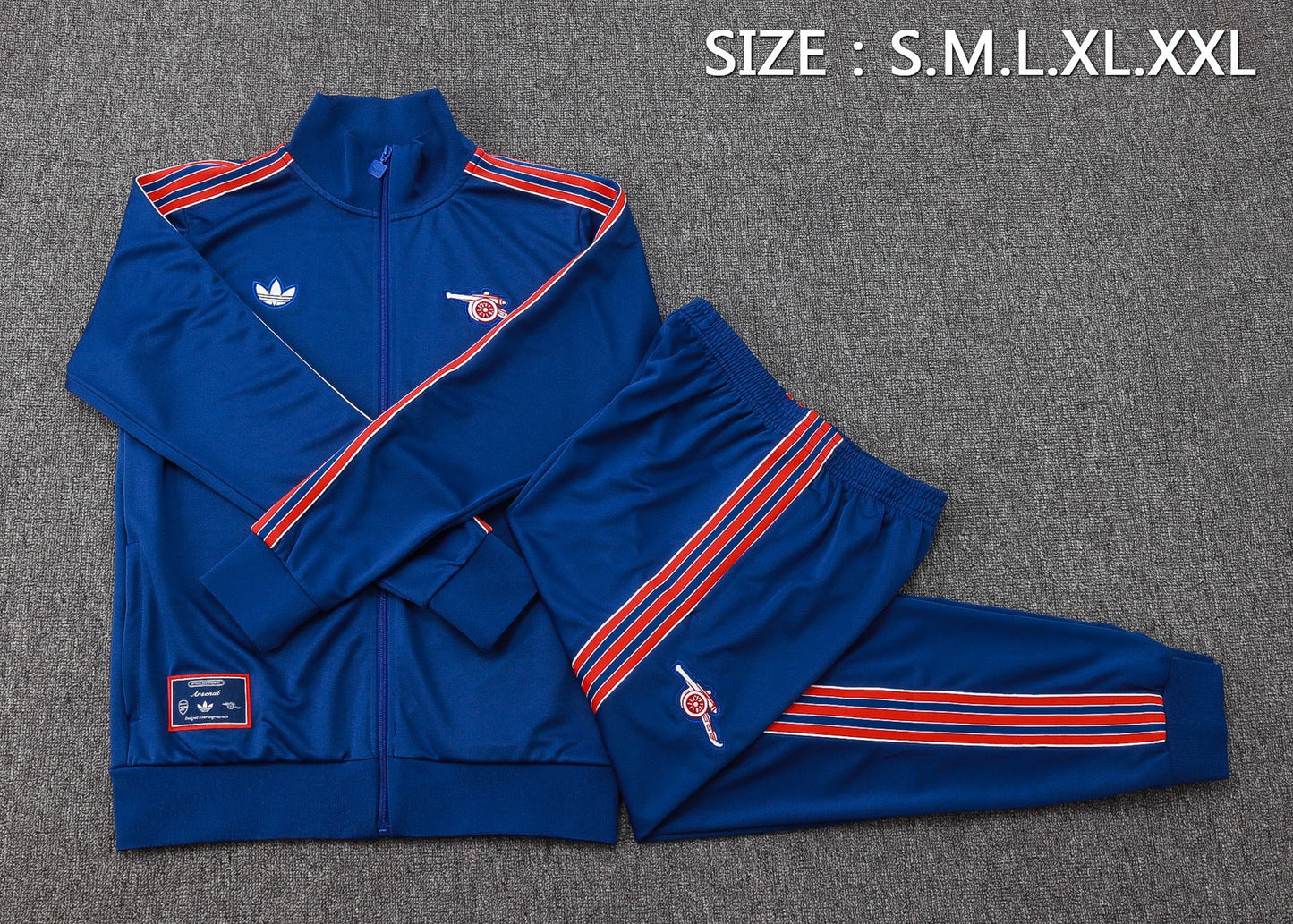 Arsenal Blue Tracksuit Full-Zip 25/26