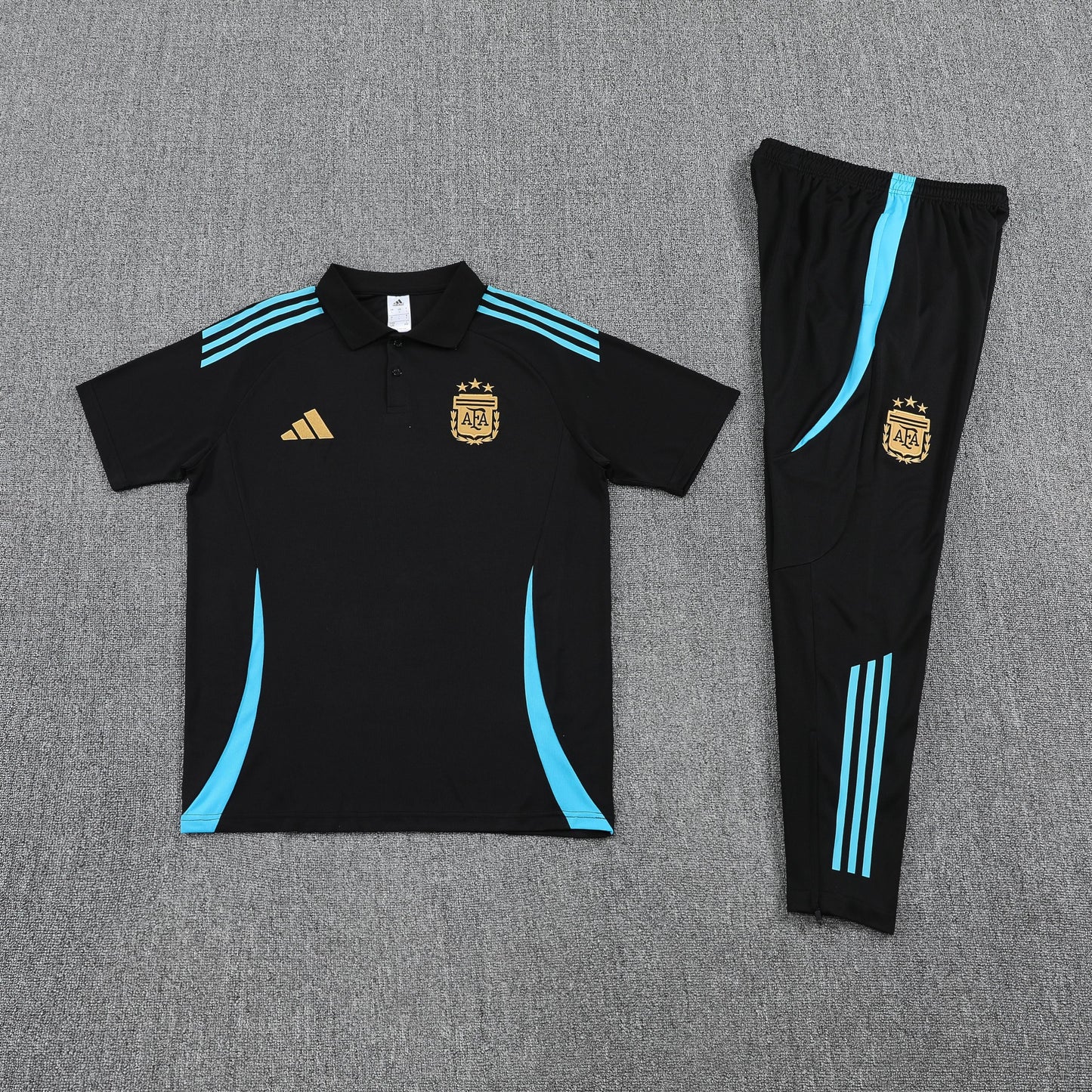 Kit Polo + Pants Argentina Black 25/26