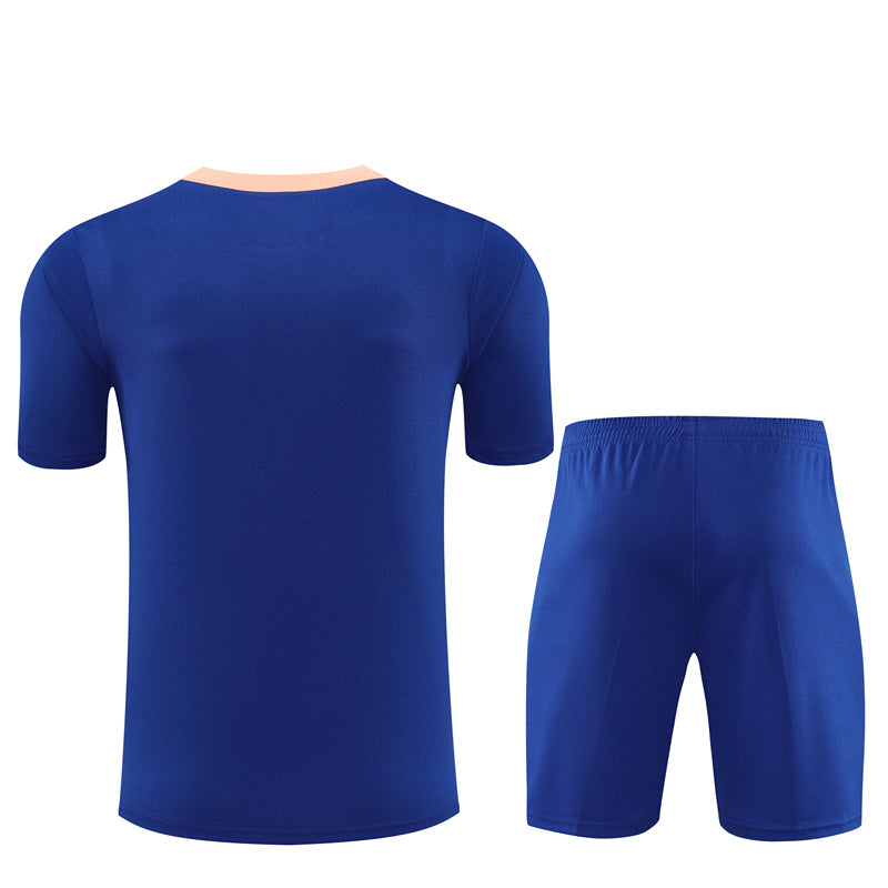 Kit Shirt + Shorts France Blue Training 25/26