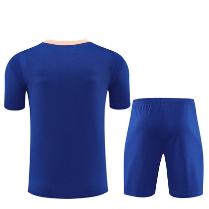 Kit Shirt + Shorts France Blue Training 25/26