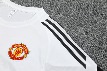 Kit Shirt + Shorts Manchester United White/Black Training 25/26