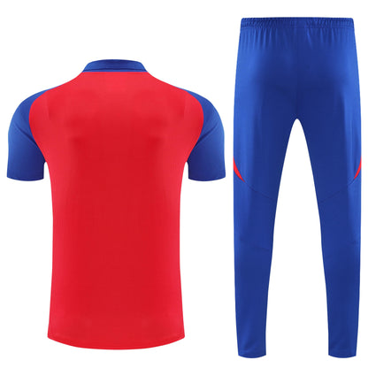 Kit Polo + Pants Spain Red/Blue 25/26