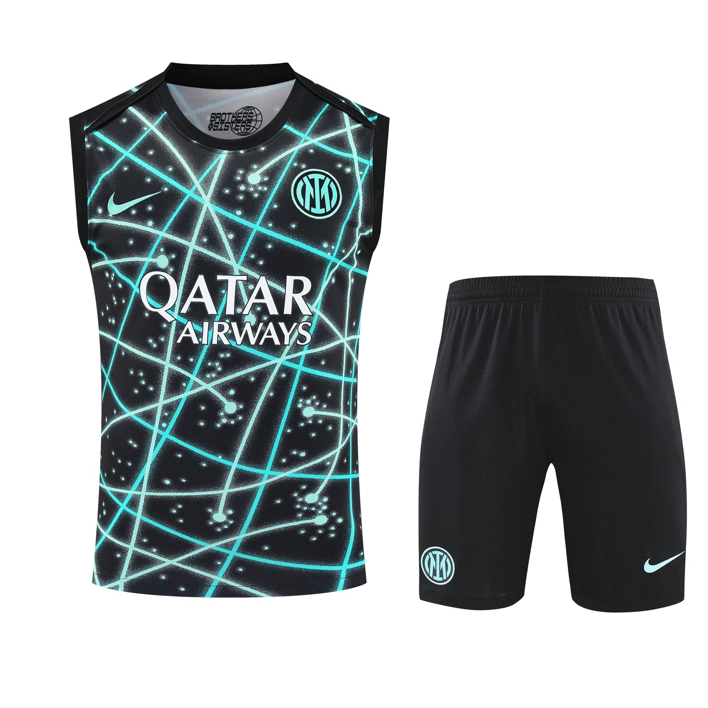 Kit Tank Top + Shorts Inter Milan Green/Black Training 25/26