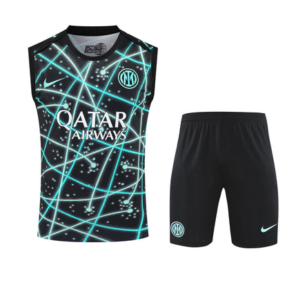 Kit Tank Top + Shorts Inter Milan Green/Black Training 25/26