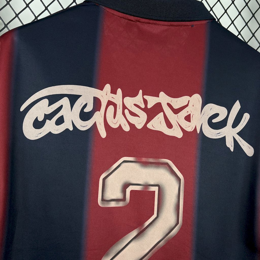 CJ x Nike x FC Barcelona Retro 2000/01 Home Skeleton Jersey