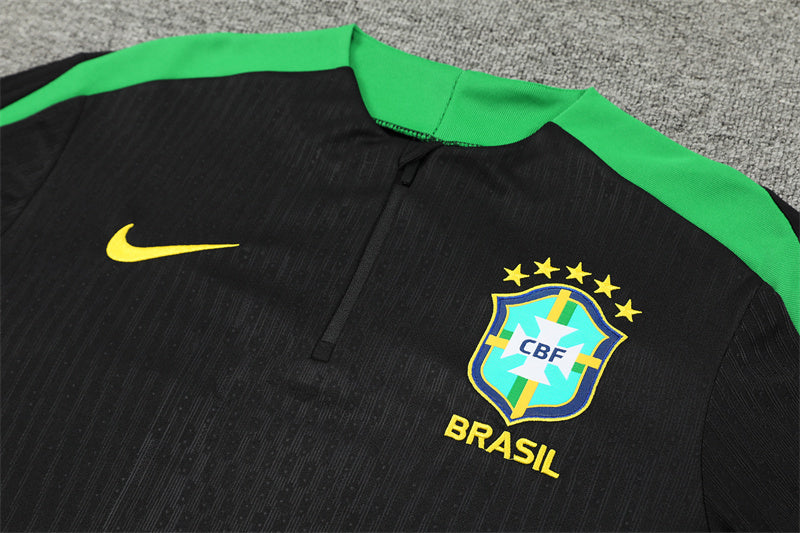 Tracksuit Brazil Black/Green Training 24/25