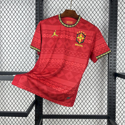 Brazil 2025-26 Jordan Red Special Edition Jersey