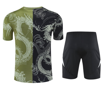 Kit Shirt + Shorts Real Madrid Black/Green Training 25/26