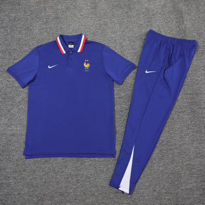 Kit Polo + Pants France Blue 1 25/26