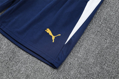 Kit Shirt + Shorts Portugal Blue/White Training 25/26