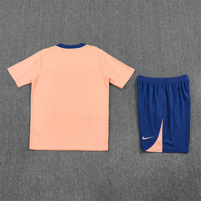Kit Shirt + Shorts France Pink/Blue Training 25/26