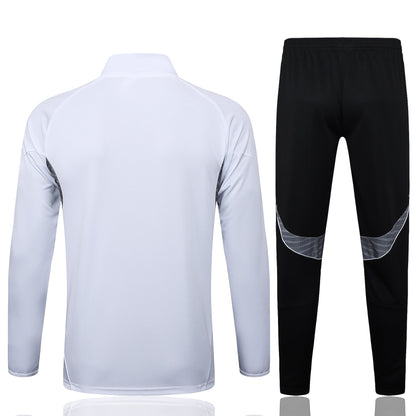 Real Madrid White Tracksuit Full-Zip 25/26