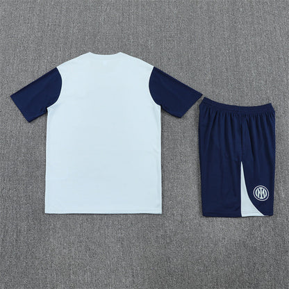 Kit Shirt + Shorts Inter Milan White/Blue Training 25/26