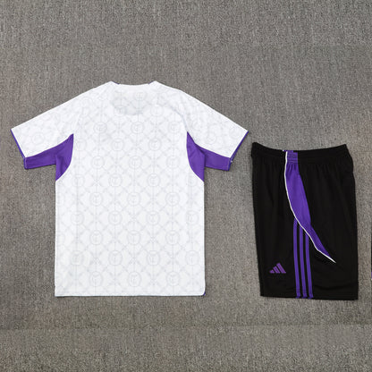 Kit Shirt + Shorts Real Madrid White/Black/Purple 25/26