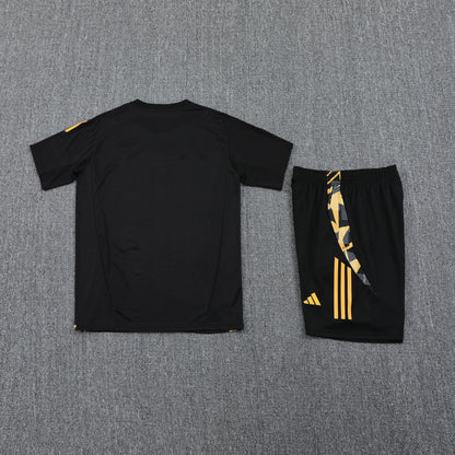 Kit Tank Top + Shorts Real Madrid Black/Orange Training 24/25