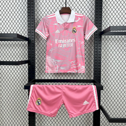 Real Madrid 2023-24 Pink Dragon Special Edition Kids Kit