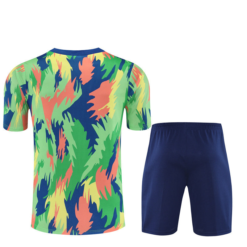 Kit Shirt + Shorts Brazil Colorful 25/26