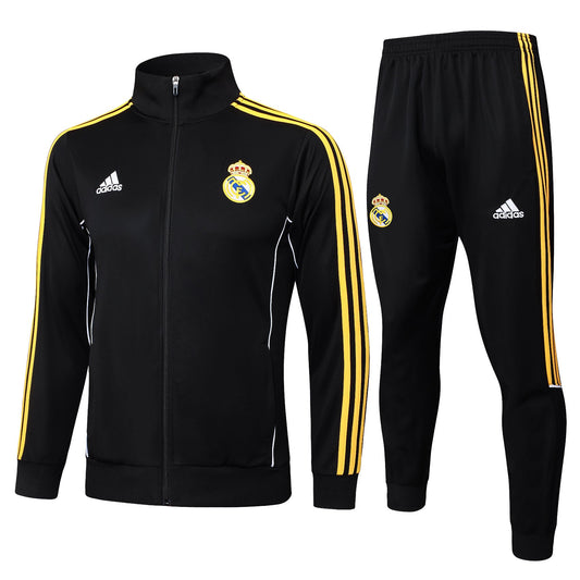 Real Madrid Black Tracksuit Full-Zip 25/26