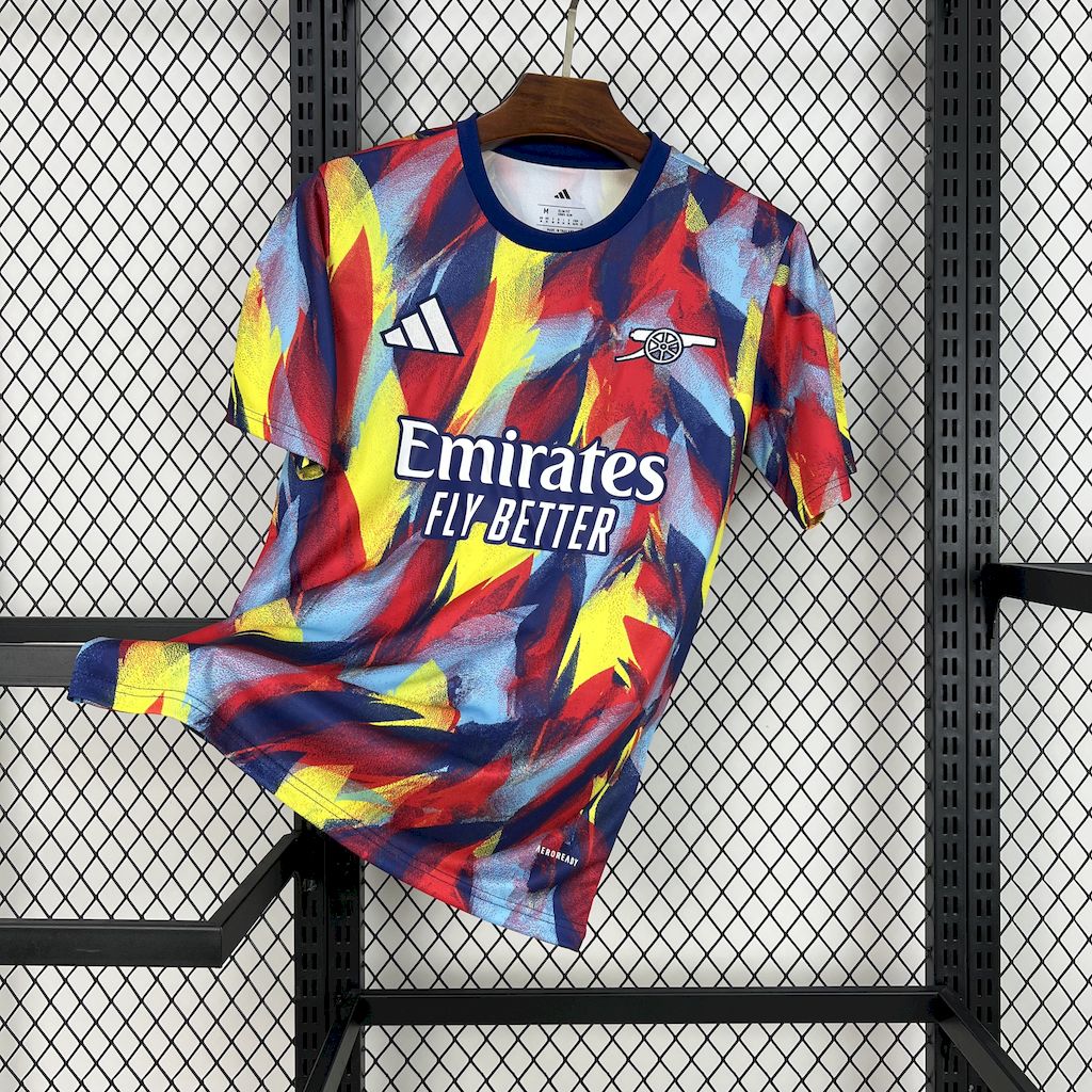 Arsenal 2025-26 Colorful Pre-Match Training Jersey
