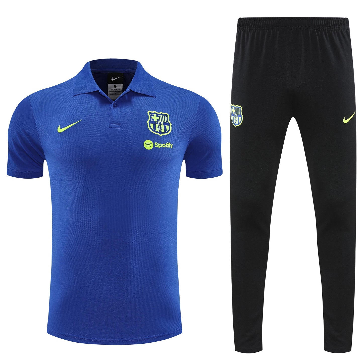 Kit Polo + Pants Barcelona Blue/Black 25/26